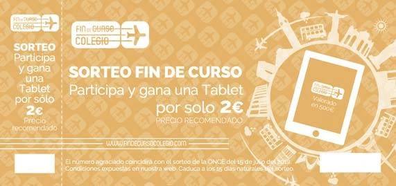 Papeletas y sorteos para conseguir un viaje de fin de curso económico